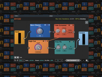 ChowDSP BYOD, un entorno modular de efectos de distorsión gratuito y multiplataforma