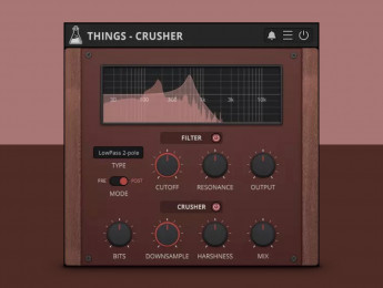 AudioThing Crusher, un filtro multimodo y reductor de bits en un plugin sencillo y económico