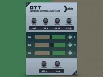 Xfer Records OTT se actualiza con nueva interfaz HD, VST3 y soporte para Apple Silicon