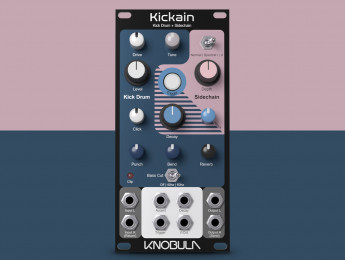 Knobula Kickain, un generador de bombos estilo 909 con compresión sidechain para Eurorack