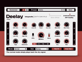Sixth Sample Deelay, un plugin de delay creativo bastante loco y gratuito