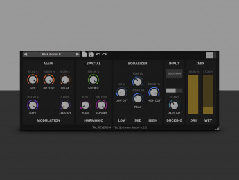 TAL-Reverb-4 V3, la popular reverb gratuita se renueva