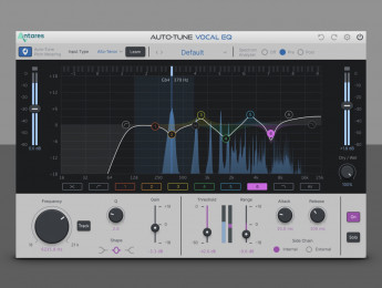 Antares Auto-Tune Vocal EQ, un ecualizador para voces con detección de tono integrada
