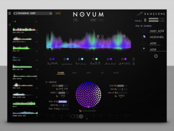 Dawesome Novum, un sintetizador virtual que combina síntesis granular y espectral