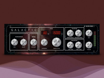 Cherry Audio Galactic Reverb, un plugin de reverb algorítmica con modulación por unos pocos Euros