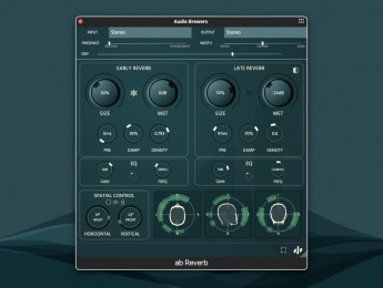 Audio Brewers ab Reverb, un versátil plugin de reverb para audio multicanal