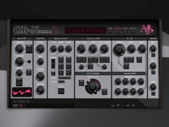 Aly James Lab OB-Xtreme 2.0, el espíritu de los Oberheim OB-X y OB-Xa en un solo plugin