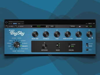 Strymon BigSky, el popular pedal de reverb, ahora también es un plugin