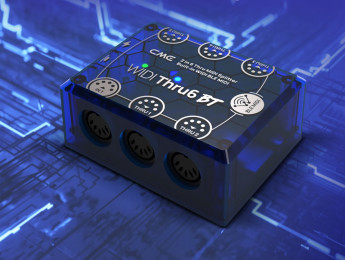 CME WIDI Thru6 BT, una interfaz MIDI / WIDI para conectar hasta 10 dispositivos