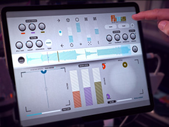 Bram Bos Fluss, un sintetizador granular cinético para iOS con la firma de Hainbach