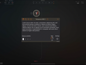 Textquencer es un curioso secuenciador MIDI AUv3 basado en texto para iOS