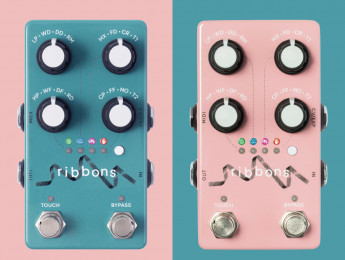 Kinotone Audio Ribbons, un pedal estéreo con emulador de cinta, looper, reverb y sinte de 4 voces