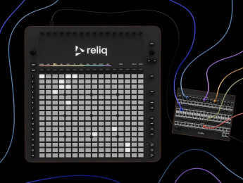 Reliq es un secuenciador de 16 pistas con controlador DAW y matriz de audio / CV / Gate