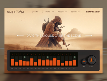 Sampleson Sandstorm crea pads cinemáticos combinando hasta 17 fuentes sonoras