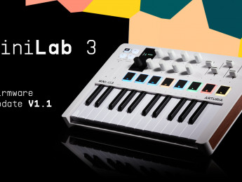 Arturia Minilab 3: nuevo firmware 1.1 con más opciones y funciones mejoradas