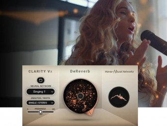 Waves Clarity Vx DeReverb, dos plugins basados en IA para eliminar reverb indeseada de voces