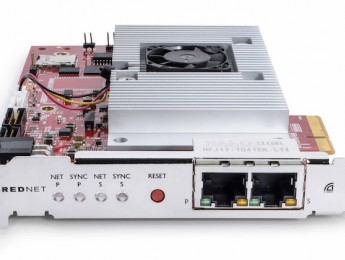 Focusrite RedNet PCIeNX, 128 canales de entrada y salida Dante vía PCIe o Thunderbolt