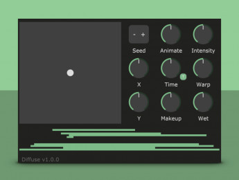 Diffuse, un plugin de reverb bastante marciano por el que puedes pagar lo que quieras (o nada)