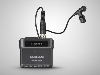 Tascam DR-10L Pro, grabador ultracompacto a 32 bits en coma flotante con micro lavalier