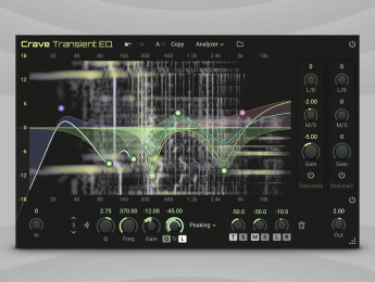 Crave Transient EQ, un interesante ecualizador que combina tres ecualizadores