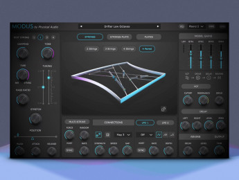 Physical Audio Modus, un sinte virtual por modelado físico generoso en opciones