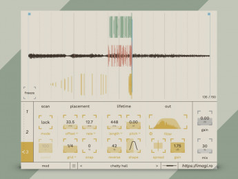 Imagiro Autochroma, un plugin de procesamiento granular triple por 40$