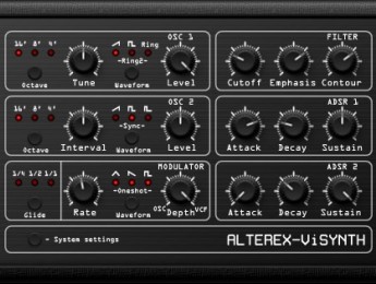 Nuevo sinte gratuito ViSYNTH de Alterex