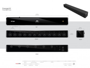 Behringer Go MIDI Host, dos prototipos de interfaces MIDI a USB-C de 1 y de 6 canales