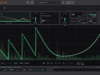 CableGuys ReverbShaper: reverberaciones rítmicas y pulsantes