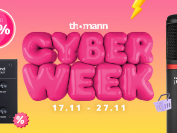 Cyberweek en Thomann: ¡ahorra hasta un 60% en instrumentos, audio y tecnología musical!