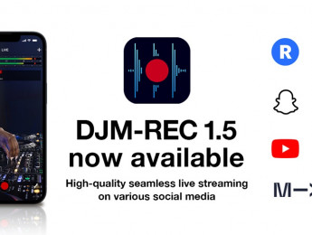DJM-REC 1.5 realiza streaming en redes sociales y muestra el nombre de las canciones