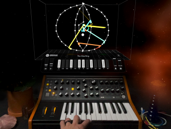 Moog Animoog Galaxy: el sinte multidimensional de Moog llega a las Apple Vision Pro