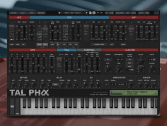 TAL-Pha, un Roland Alpha Juno II virtual con soporte MPE y función de editor hardware
