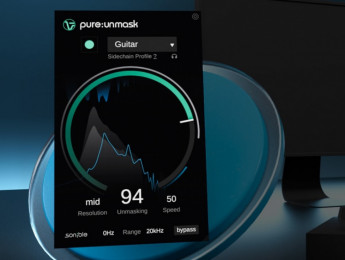 Sonible pure:unmask, plugin para abrir hueco en la mezcla a un instrumento