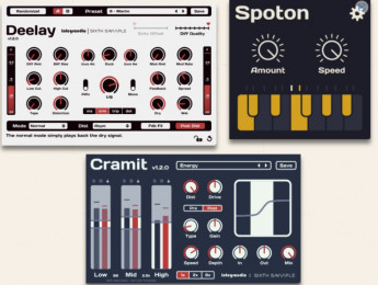Deelay, Cramit, Spoton: tres plugins gratuitos de Sixth Sample