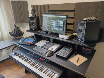 Review del Thomann Studio Table L: un escritorio para home studio económico casi perfecto