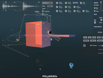 SonicLab PolyNodes, un potente entorno de resíntesis generativa tridimensional