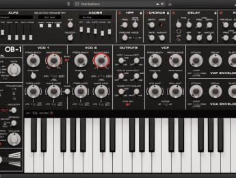 GForce Oberheim OB-1, una emulación polifónica del OB-1 de 1978