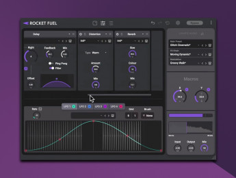 Lunatic Audio Rocket Fuel, un plugin multiefectos con potentes opciones de modulación