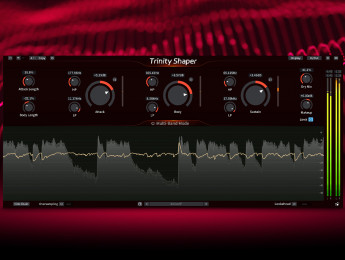 Plugin Alliance Trinity Shaper, un plugin de procesamiento avanzado de transitorios