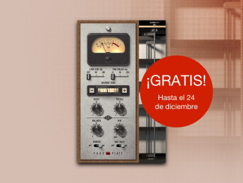 Universal Audio regala Pure Plate Reverb hasta el 24 de diciembre