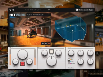 The Hit Factory HitVerb, una reverb por convolución que emula doce salas de grabación legendarias