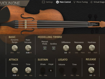 Violin One, modelado y gratuito gracias a Sound Magic