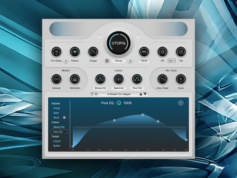 ADPTR Audio Utopia, una reverb espectral con muchas opciones de modulación