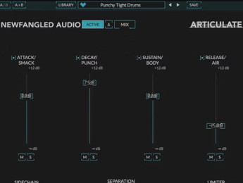 Newfangled Audio Articulate, escultor sonoro para audio grabado