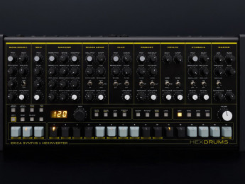 Erica Synths HexDrums: los módulos de batería de Hexinverter reunidos en una caja de ritmos autónoma