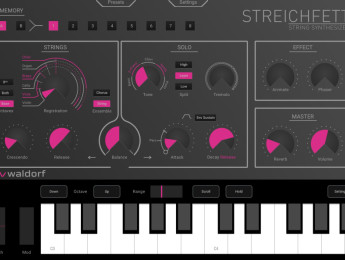 Waldorf Streichfett para iOS y iPad, 'string machine' a precio de app