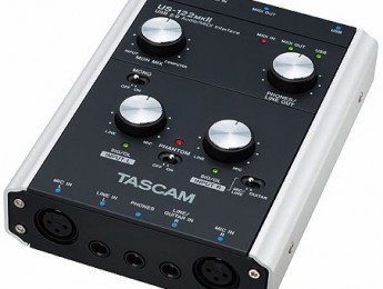 Tascam actualiza las interfaces US-122mkII y US-144mkII