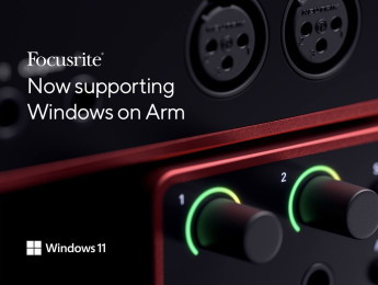 Focusrite anuncia drivers para Windows Arm