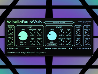 ValhallaFutureVerb: ocho años para diseñar la reverb "del futuro"